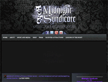 Tablet Screenshot of midnightsyndicate.com